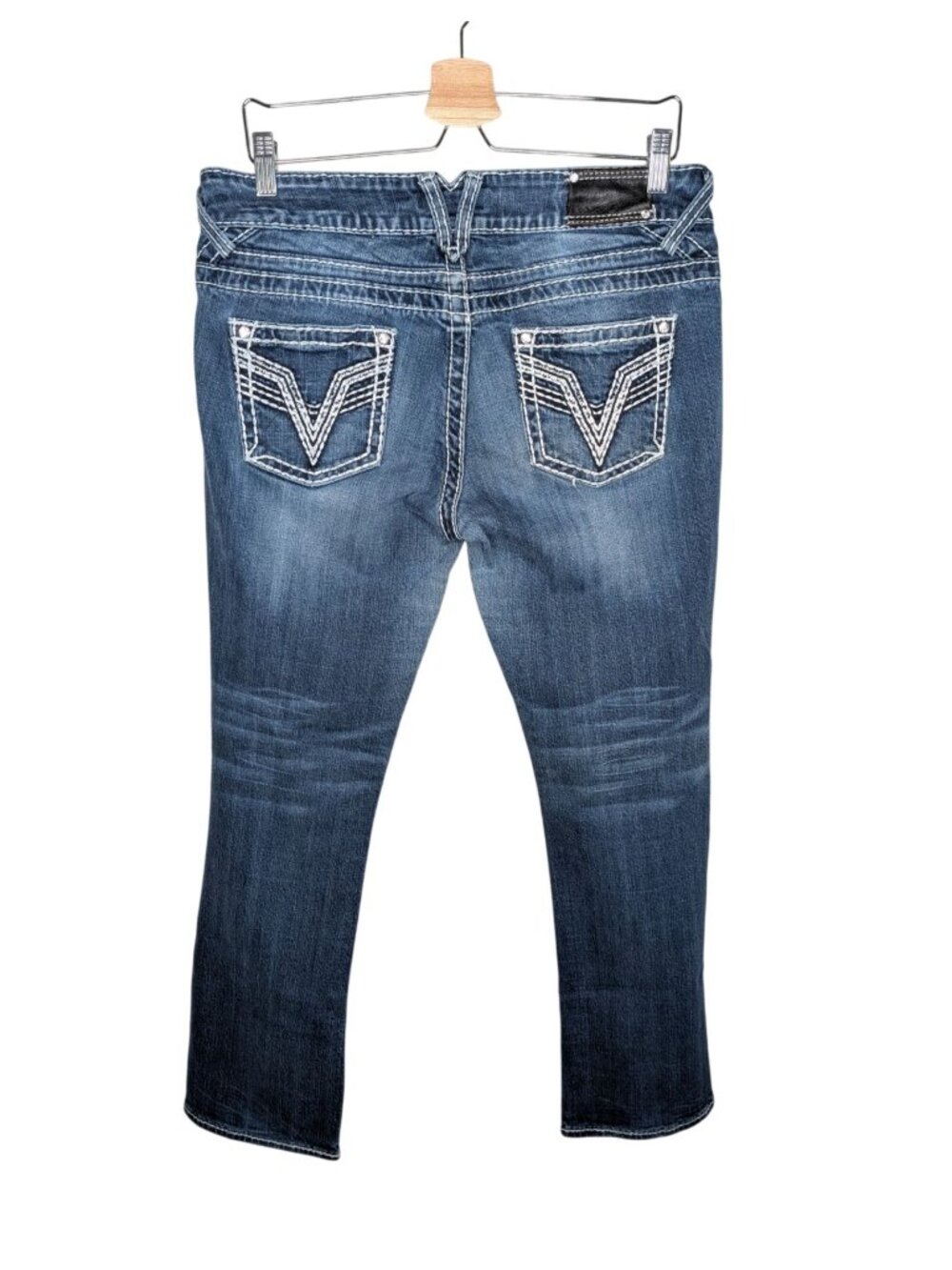 Vigoss Womens Country western Chelsea Slim Bootcut Jeans size 11/12